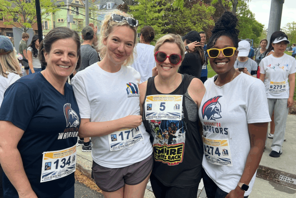The Brookline Innovation Fund's annual 5K race took place on Sunday, May 4 to raise money for the high school.