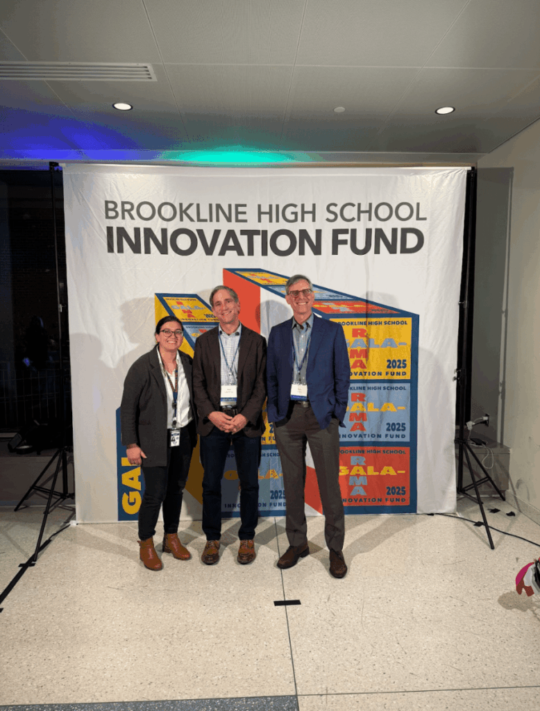 The Galarama fundraiser celebrated Britt Steven's culinary pathway. From left: Stevens, Rob Lawrence and Ben Stern pause to take a photo and capture the moment.